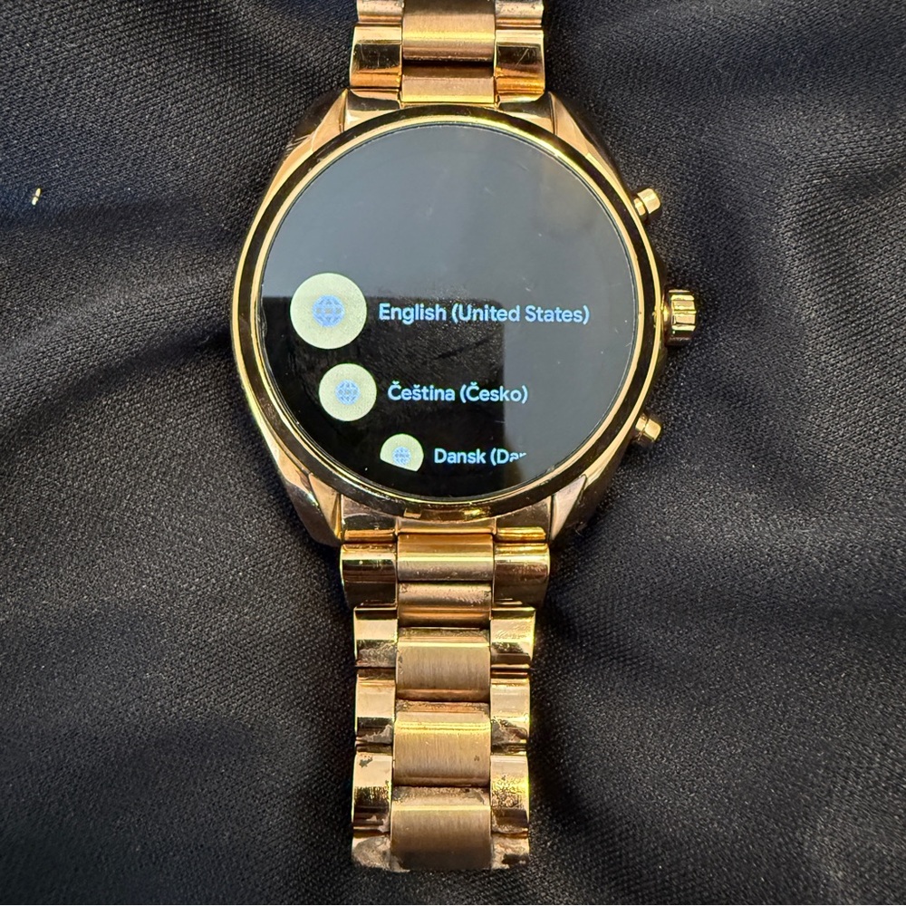 Micheal Kors Gold Smartwatch
